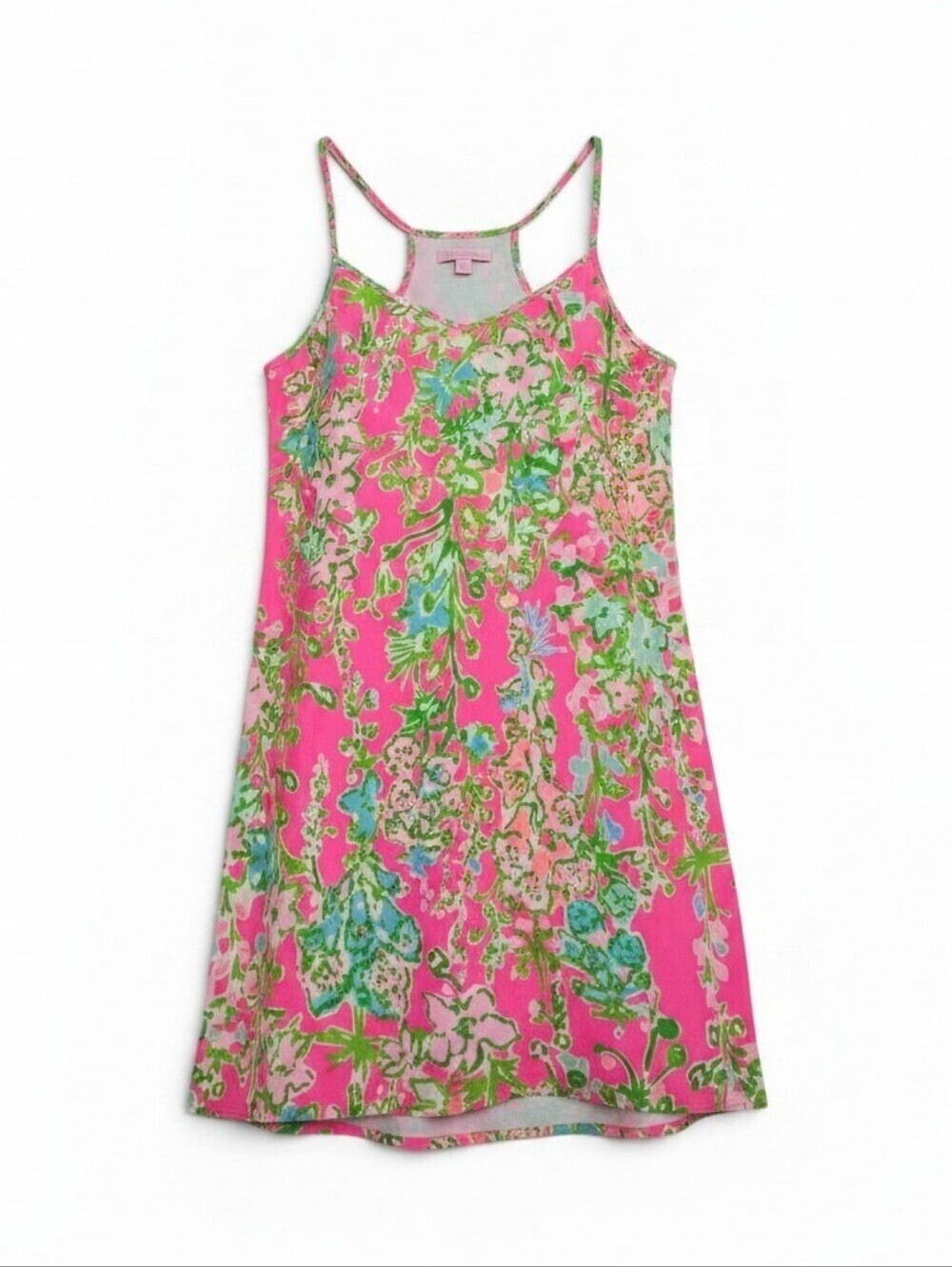 Lilly Pulitzer Dusk Dress Southern Charm Pink Green Silk Size XS